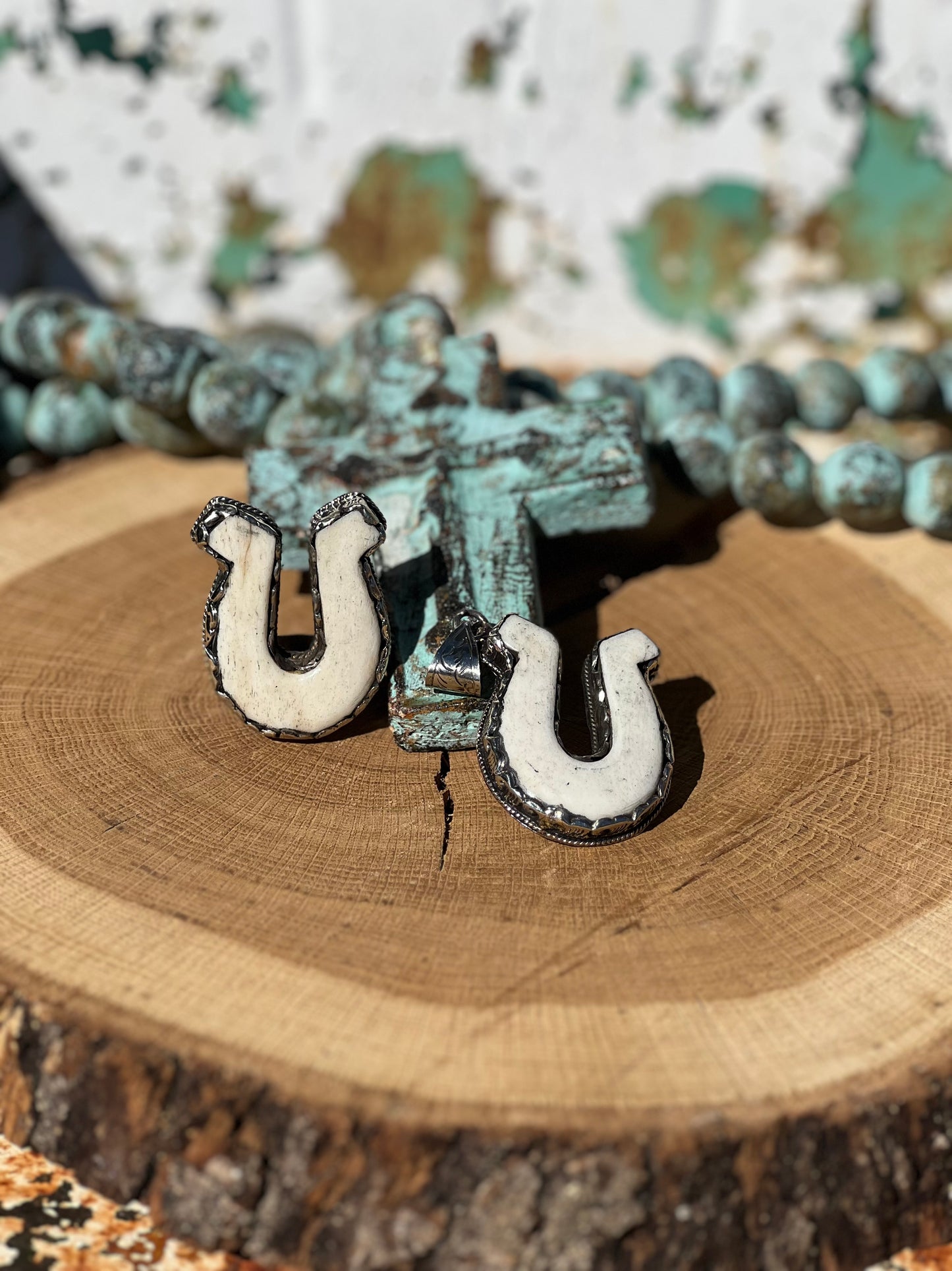 Tibetan Horseshoe Pendant