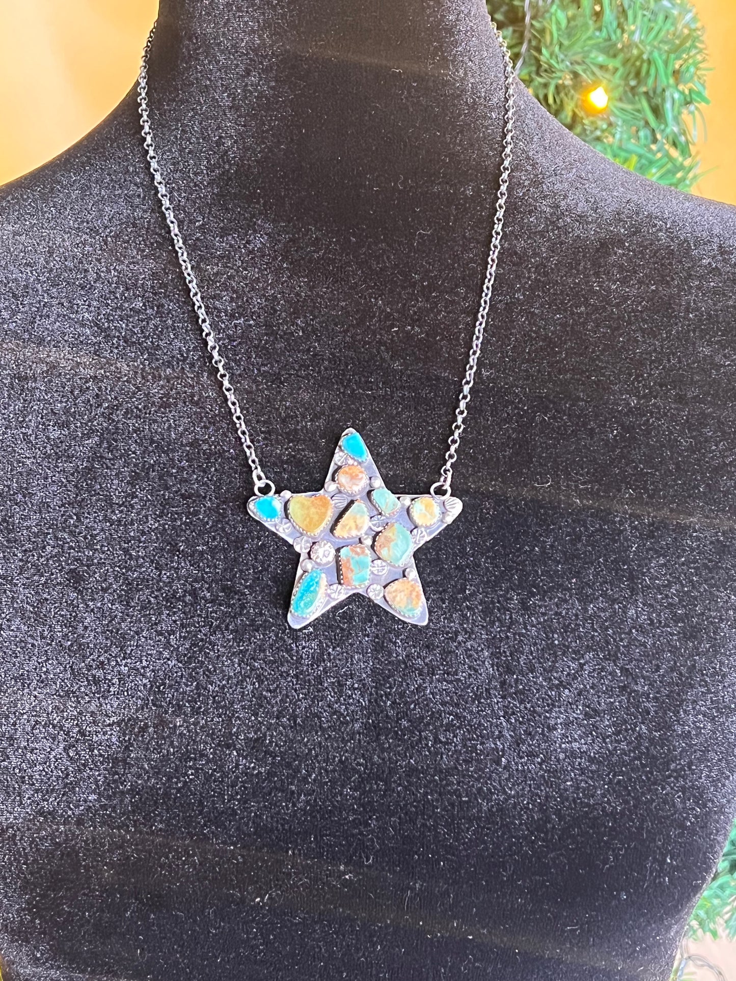 JACQUELINE SILVER | NAVAJO Large star Necklace