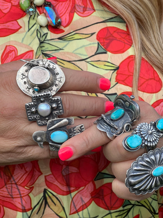 Tim Yazzie | Saddle Ring