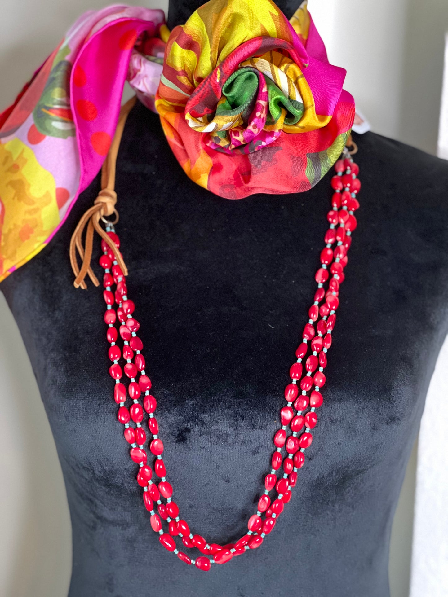 Coral & Turquoise Necklace