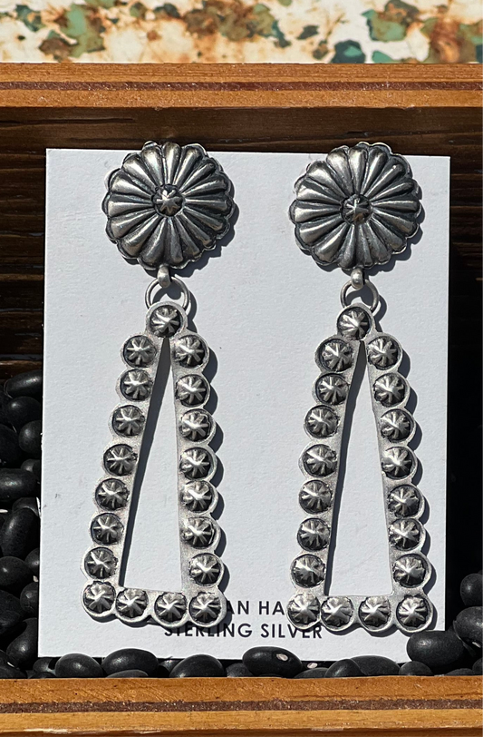 Concho Dangle Earrings
