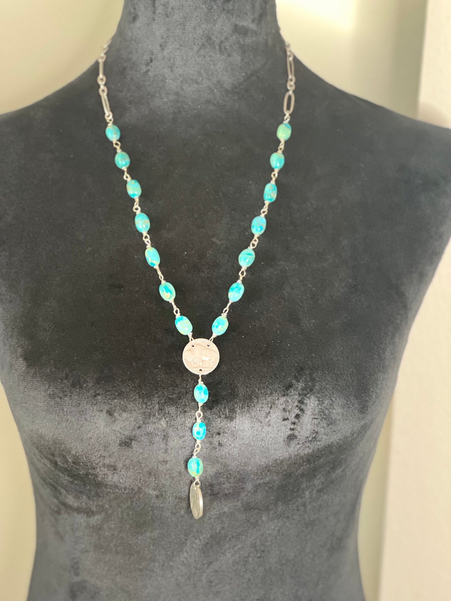 Kingman Turquoise Lariat