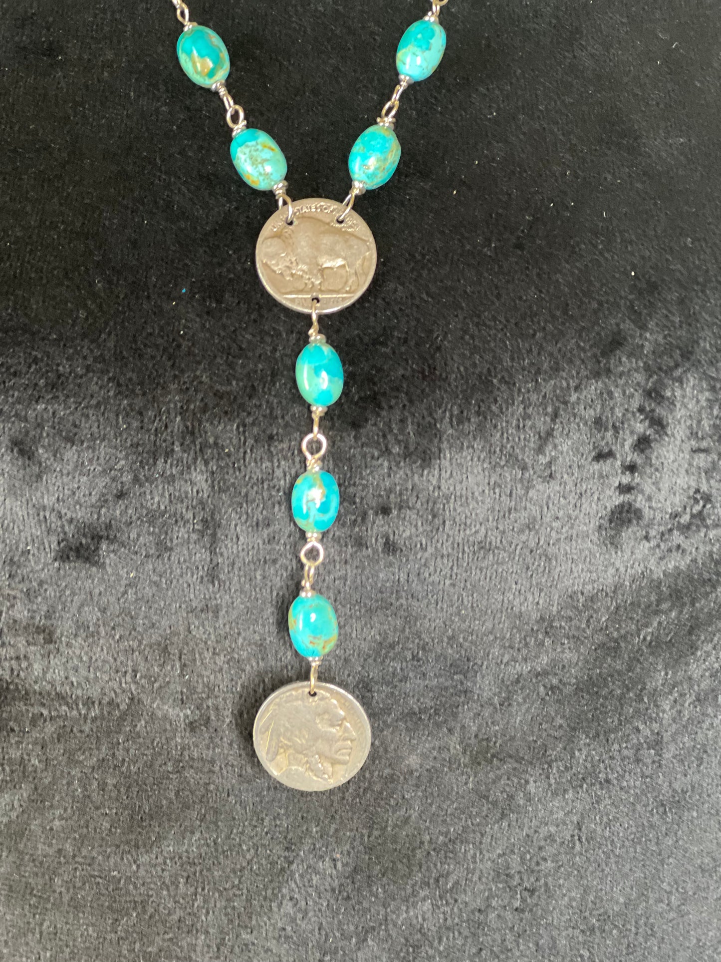 Kingman Turquoise Lariat