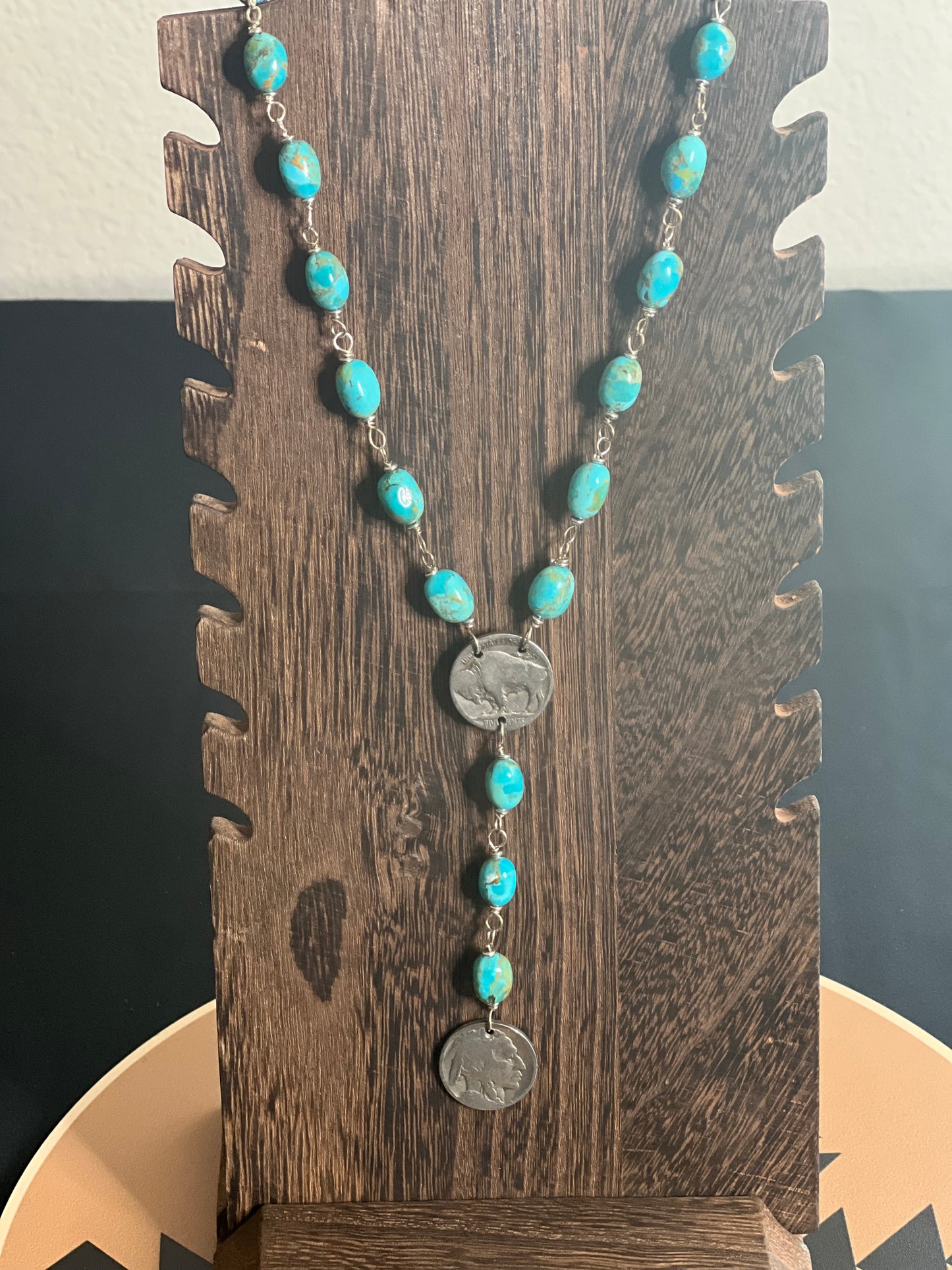 Kingman Turquoise Lariat