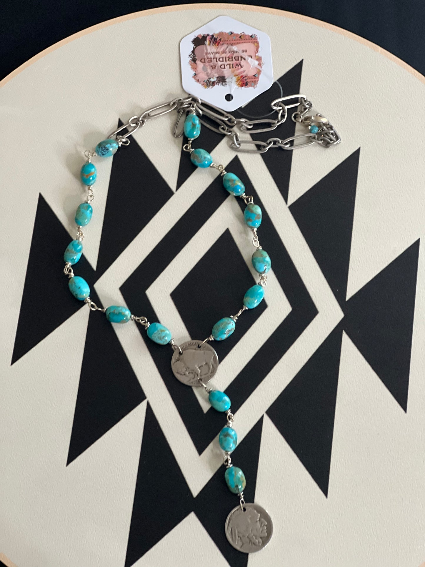 Kingman Turquoise Lariat