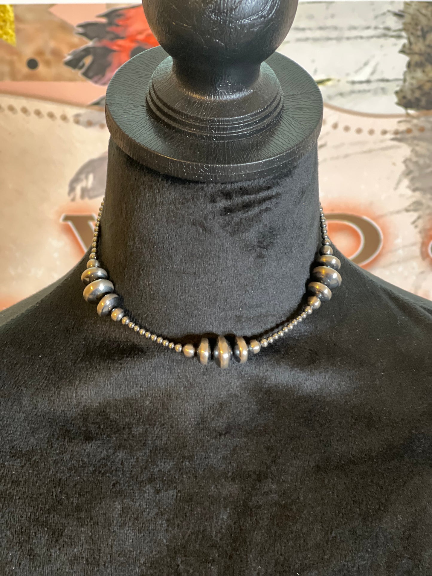 VANGIE TOUCHINE | Navajo Pearl Rondelle Necklace