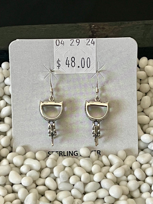 Silver Spur Earrings