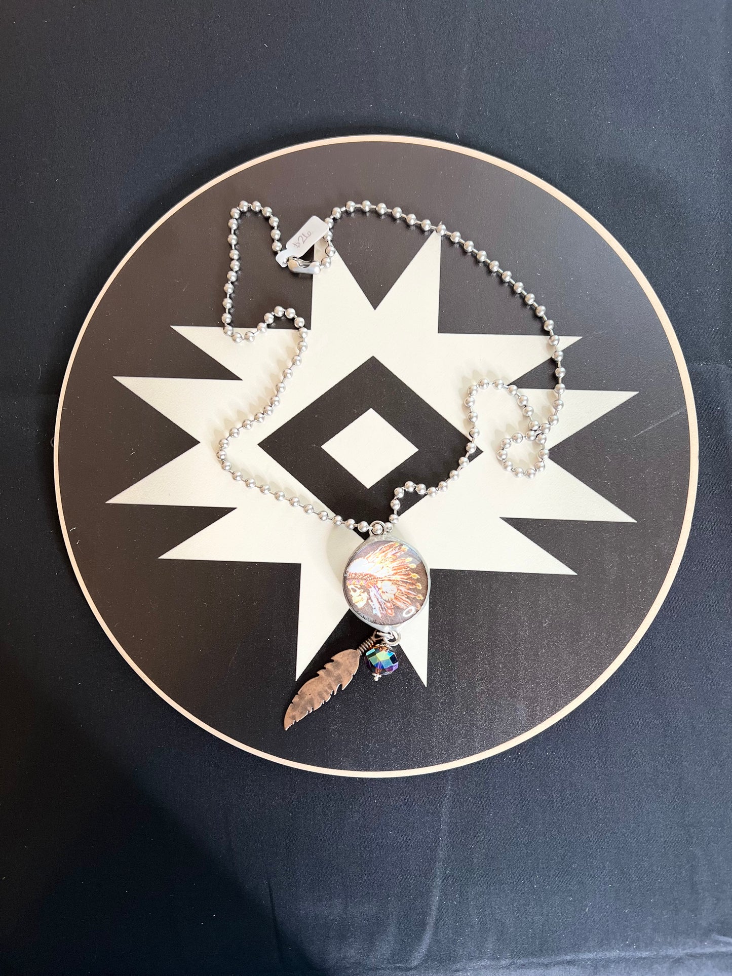 Chief Warrior Charm Necklace