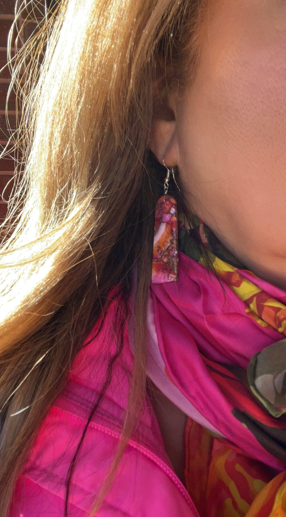 Desert Moab Slab Earrings