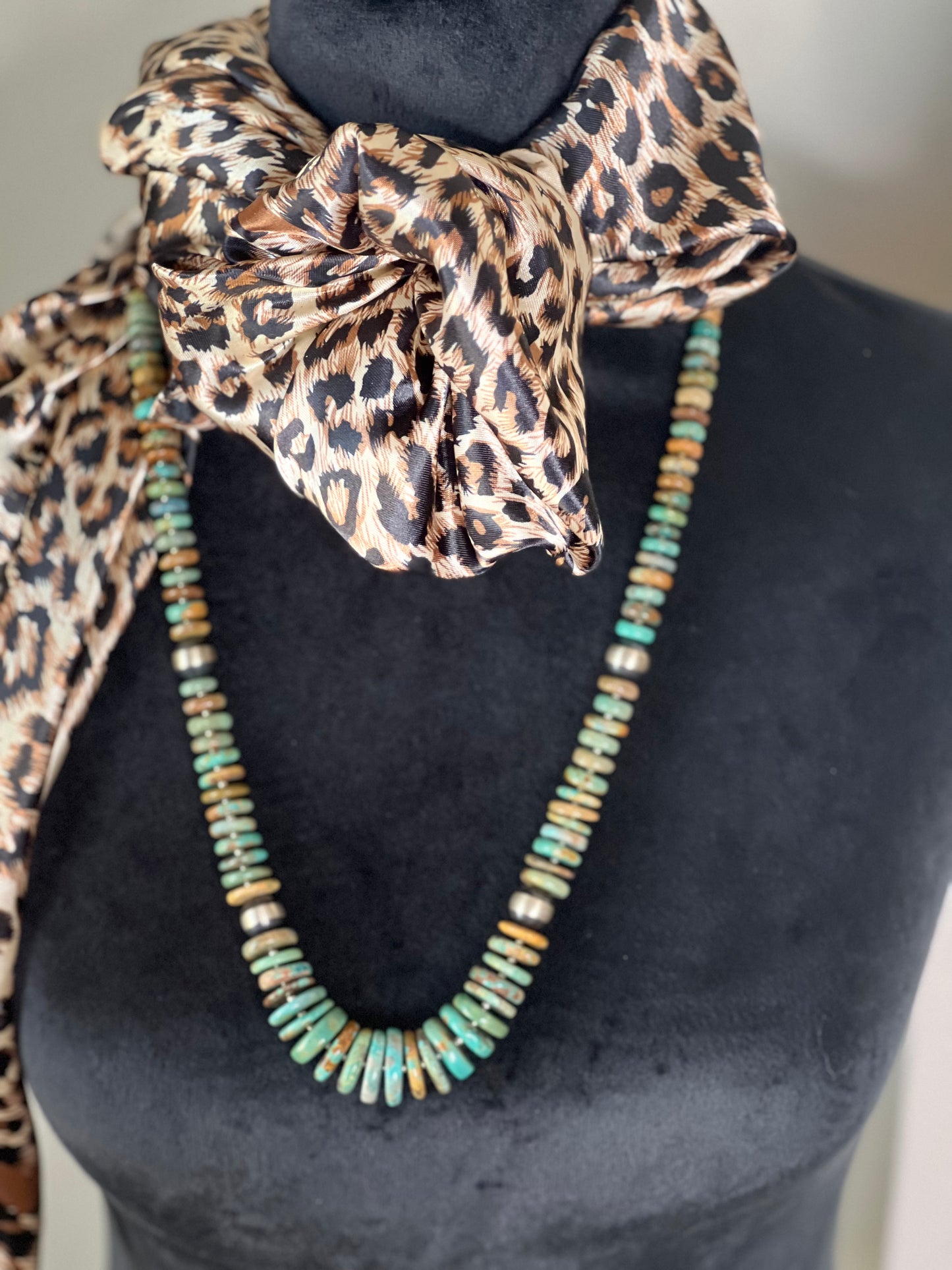 Kingman & Navajo Pearl Necklace