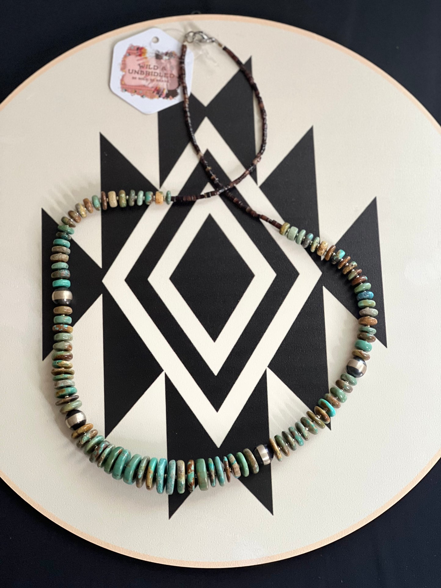 Kingman & Navajo Pearl Necklace