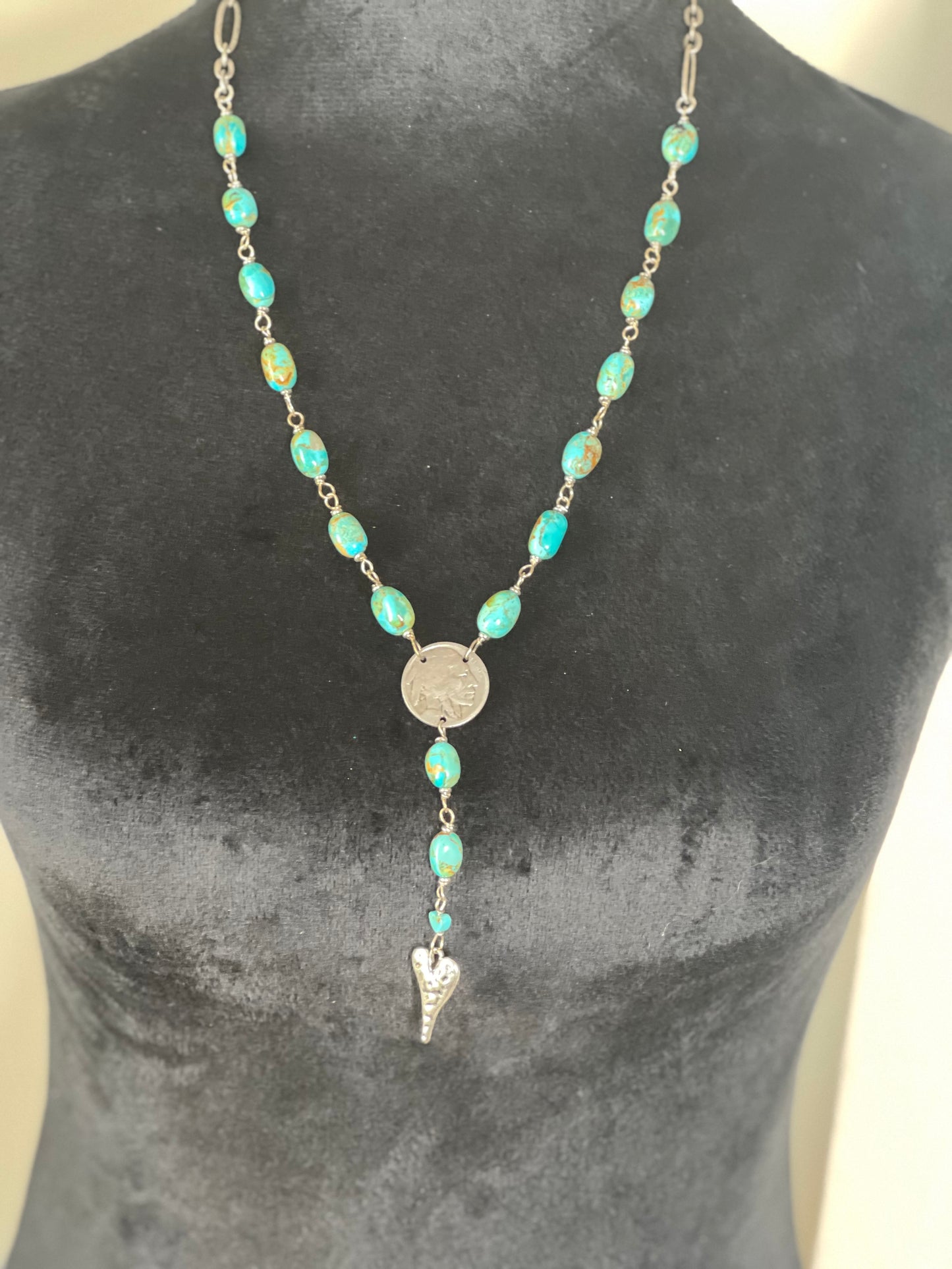 Kingman Turquoise Lariat