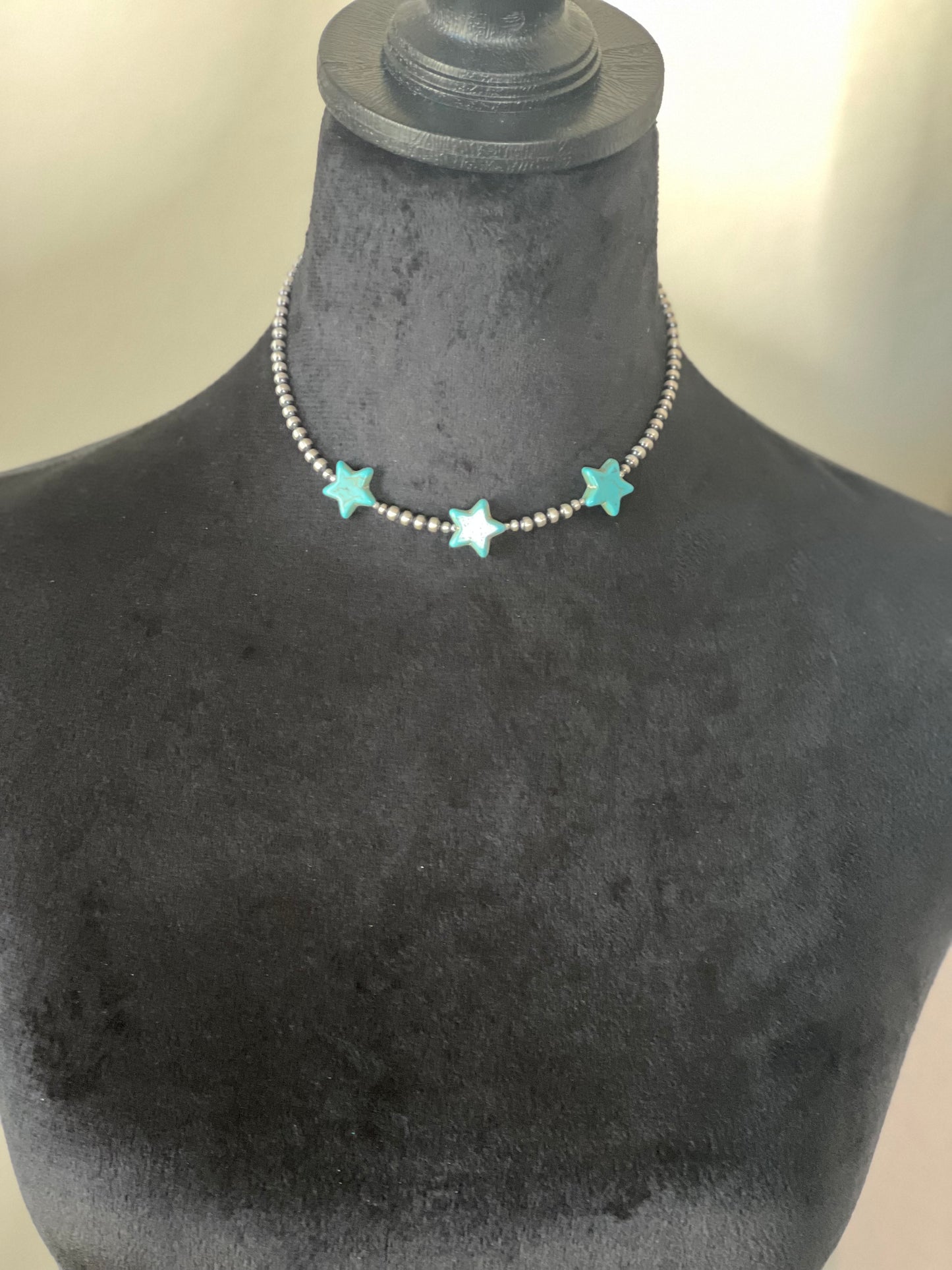 Turquoise & Navajo Pearl Choker