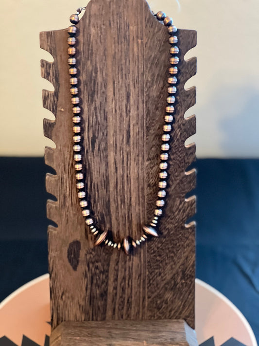 Navajo Pearl Copper Necklace