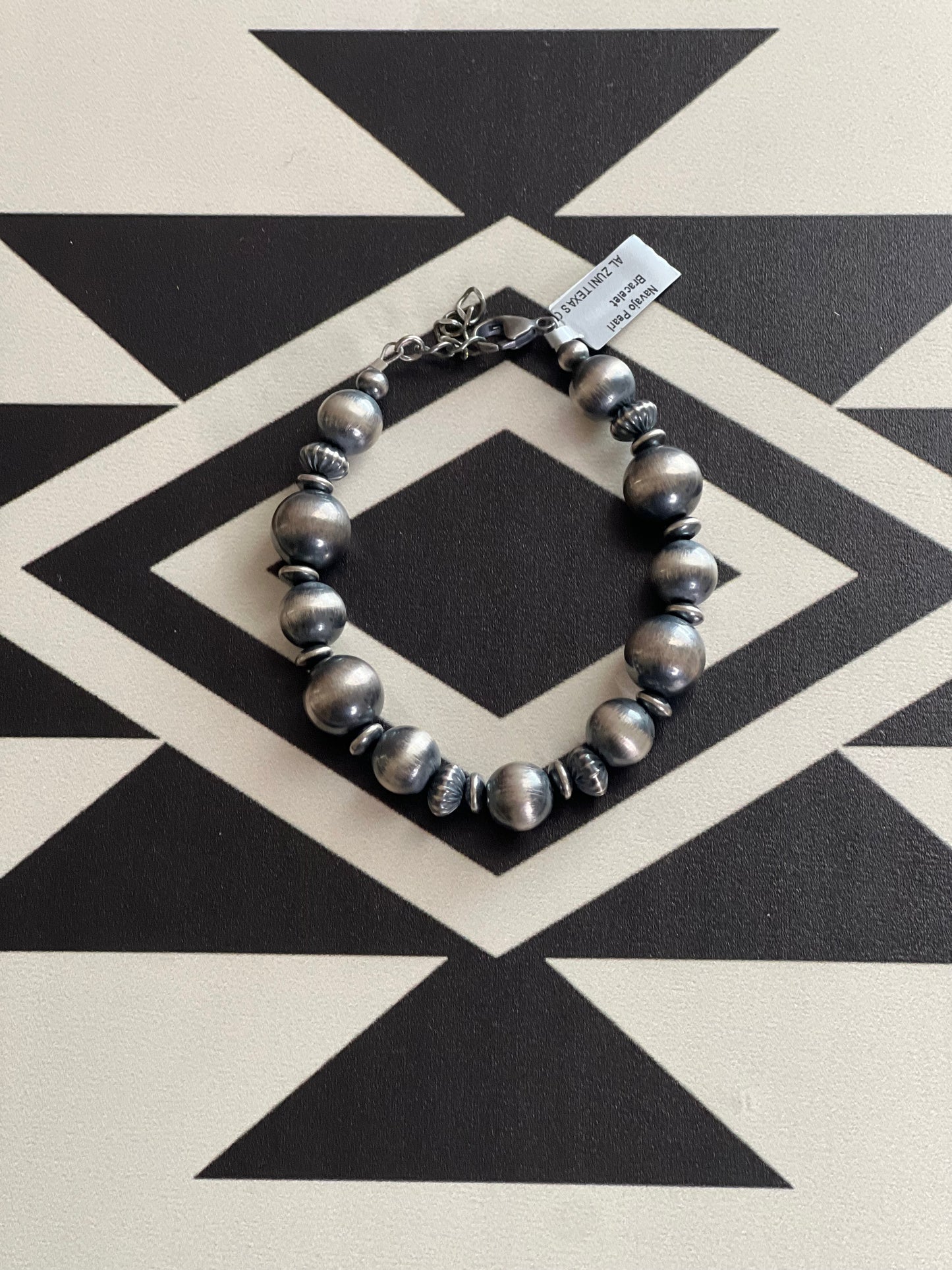 12mm Navajo Pearl Bracelet