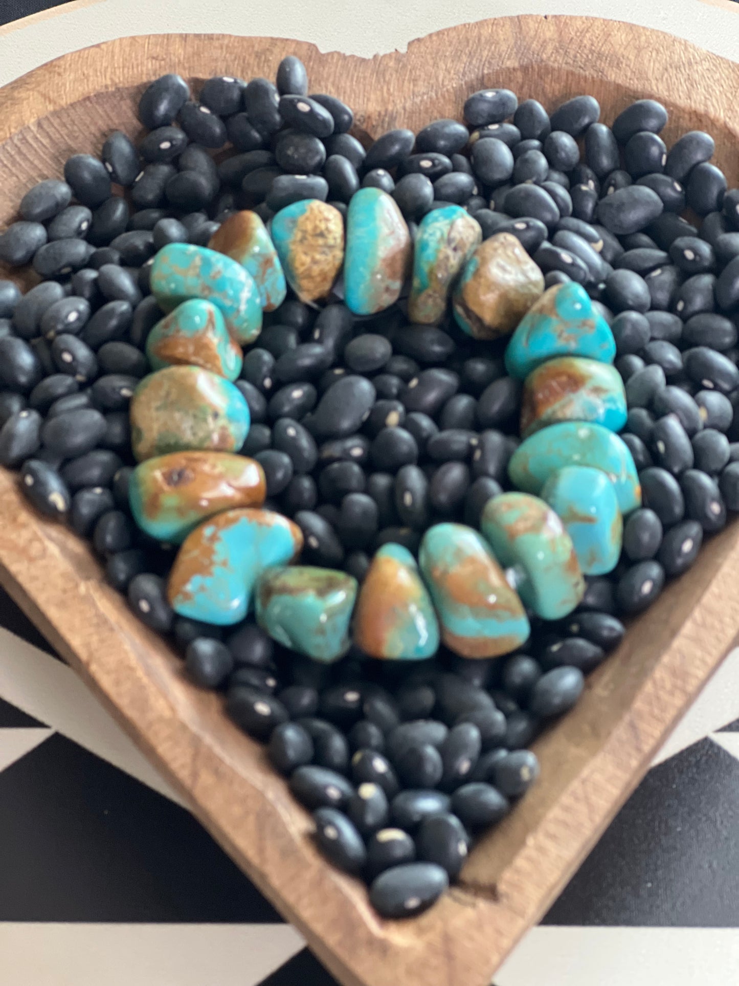 Chunky Stretchy Turquoise Bracelet